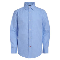 Tommy Hilfiger Boys' Long Sleeve Dress Shirt  Collared Button-down Wit