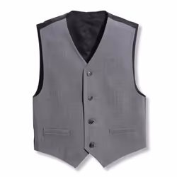 Calvin Klein Boys' Formal Suit Vest Tailored Fit & Adjustable Back St