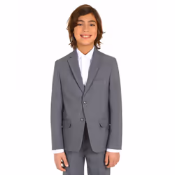 Calvin Klein Boys' Big Bi-Stretch Blazer Suit Jacket  2 Single Breaste
