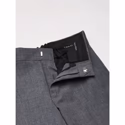 Calvin Klein Boys Flat Bi-Stretch Dress Pant  Straight Leg Fit & Hemme