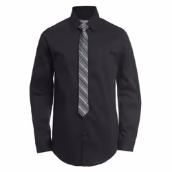 Van Heusen boys Long Sleeve Collared Button-down and Tie Set Dress Shi