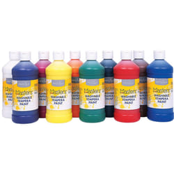 Washable Tempera Paint Set (10 Bright Colors) Craft and Learning Activities for Kids (1)