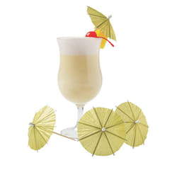 Fun Express - Gold Cocktail Parasol for Wedding - Party Supplies - Serveware & Barware - Picks & Stirrers & Parasols - Wedding - 144 Pieces