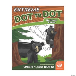 MindWare Extreme Dot to Dot: National Parks Color by numbers kit