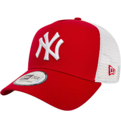 New Era 9FORTY New York NY Yankees MLB Adjustable Trucker Baseball Cap Hat Red
