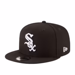 New Era 9Fifty MLB Chicago White Sox Basic Black/White Snapback Hat 11591069 One Size