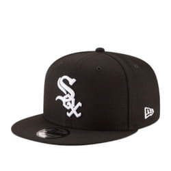New Era 9Fifty MLB Chicago White Sox Basic Black/White Snapback Hat 11591069 One Size