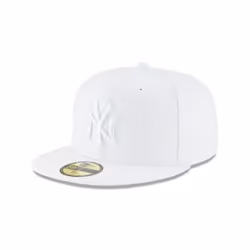 New Era New York Yankees White Primary Logo Basic 59FIFTY Fitted Cap White 7 1/4