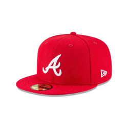 New Era 59Fifty MLB Basic Los Angeles Dodgers Scarlet Red Fitted Headwear Cap (7 3/8)