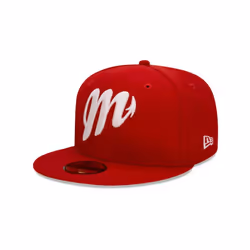 New Era 59Fifty MLB Basic Atlanta Braves Fitted Scarlet Red Headwear Cap (7 1/8)