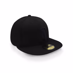 New Era 59Fifty Hat MLB Basic Anaheim Angels Black Fitted Baseball Cap (7 1/4)