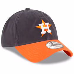 Houston Astros New Era Road Replica Core Classic 9TWENTY Adjustable Hat Navy/Orange