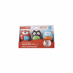 Skip Hop Baby Toy Maracas  Egg Shaker Trio Musical Toy  3 Piece Set