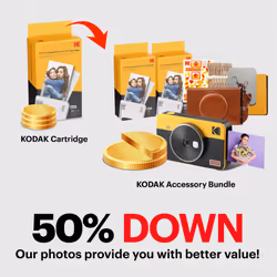 KODAK Mini Shot 2 Retro 4PASS 2-in-1 Instant Digital Camera and Photo