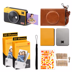 KODAK Mini Shot 2 Retro 4PASS 2-in-1 Instant Digital Camera and Photo