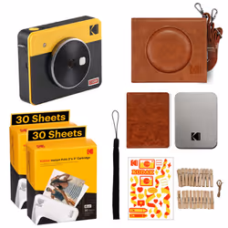 KODAK Mini Shot 3 Retro 4PASS 2-in-1 Instant Digital Camera and Photo