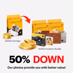 KODAK Mini Shot 3 Retro 4PASS 2-in-1 Instant Digital Camera and Photo
