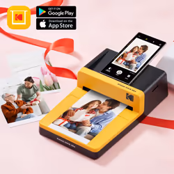KODAK Dock ERA 4PASS Instant Photo Printer Accessory Bundle (4x6 inches), Initial 10 Sheets + 80 Sheet Pack