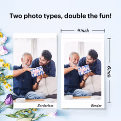 KODAK Dock ERA 4PASS Instant Photo Printer Accessory Bundle (4x6 inches), Initial 10 Sheets + 80 Sheet Pack