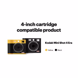 KODAK 4PASS Film Cartridge 4 x 4 inch (120 Sheets) for Kodak Mini Shot 4 ERA Instant Camera and Photo Printer