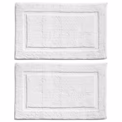 mDESIGN 01013MDBST, White, Monochromatic, Cotton, White