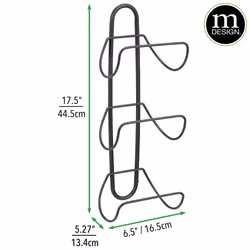 mDESIGN 01112MDBST towel holder/ring Wall-mounted Chrome