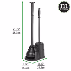 mDESIGN 03564MDBST toilet brush/holder Toilet brush & holder