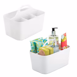 mDESIGN 04538MDBST shower basket/caddy Plastic Freestanding Shower caddy