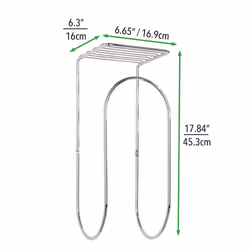 mDESIGN 05157MDBST towel holder/ring Wall-mounted Satin steel