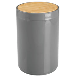 mDESIGN 06132MDBA trash can 5 L Plastic Charcoal