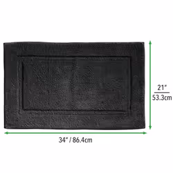 mDESIGN 06250MDBST bath rug/mat