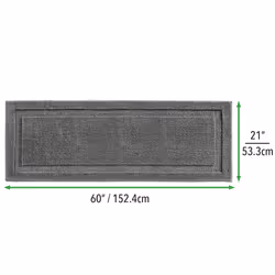 mDESIGN 06272MDBST bath rug/mat