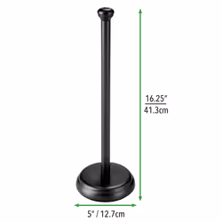 mDESIGN 08240MDBST toilet roll holder Floorstanding White