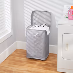 mDESIGN 08336MDL laundry basket Polyester Grey