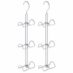 mDESIGN 09516MDCO, Steel, Monochromatic, 6 hook(s)