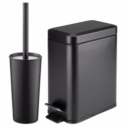 mDESIGN 16422MDBST, Plastic, Black, Pedal, 2 pc(s)