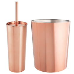 mDESIGN 16465MDBST trash can Round Plastic Rose gold