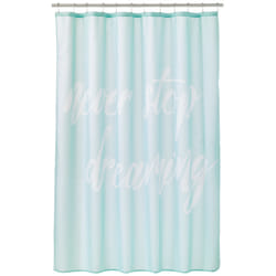 mDESIGN 18635MDSC shower curtain Polyester Mint colour