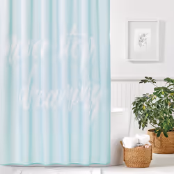 mDESIGN 18635MDSC shower curtain Polyester Mint colour