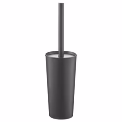 mDESIGN 22730MDBA, Toilet brush & holder, Graphite, Stainless steel, 431.8 mm, 11.4 cm