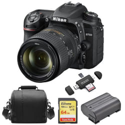 NIKON D7500+AF-S 18-300MM ED VR DX+64GB card+Bag+EN-EL15A+Card Reader