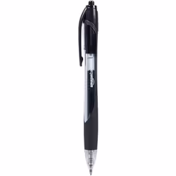 Amazon Basics Retractable Gel Ink Pens - Fine Point Pen Black 12-Pack