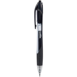 Amazon Basics Retractable Gel Ink Pens - Fine Point Pen  Black  12-Pack