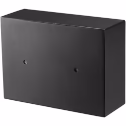 Amazon Basics Small Slim Desk Drawer Security Safe with Programmable Electronic Keypad  Black  11.8''W x 8.6''D x 4.4''H