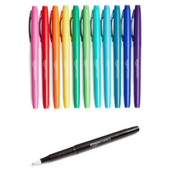 Amazon Basics Felt Tip Marker Pens  12-Pack  Assorted Colors
