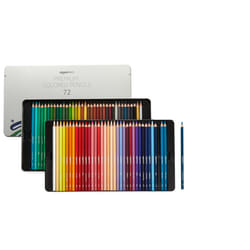 Amazon Basics - Premium Colored Pencils  Soft Core  72 Count (Pack of 1)  Multicolor