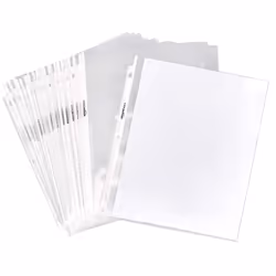 Amazon Basics Clear Sheet Protectors for 3 Ring Binder 8.5 x 11 Inch Polypropylene 100-Pack