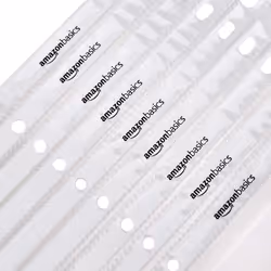 Amazon Basics Clear Sheet Protectors for 3 Ring Binder  8.5 x 11 Inch Polypropylene  100-Pack