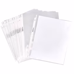 Amazon Basics Clear Sheet Protector for 3 Ring Binder 8.5"" x 11"" - 500-Pack