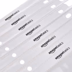 Amazon Basics Sheet Protector  Heavy Duty  500 Pack  Clear